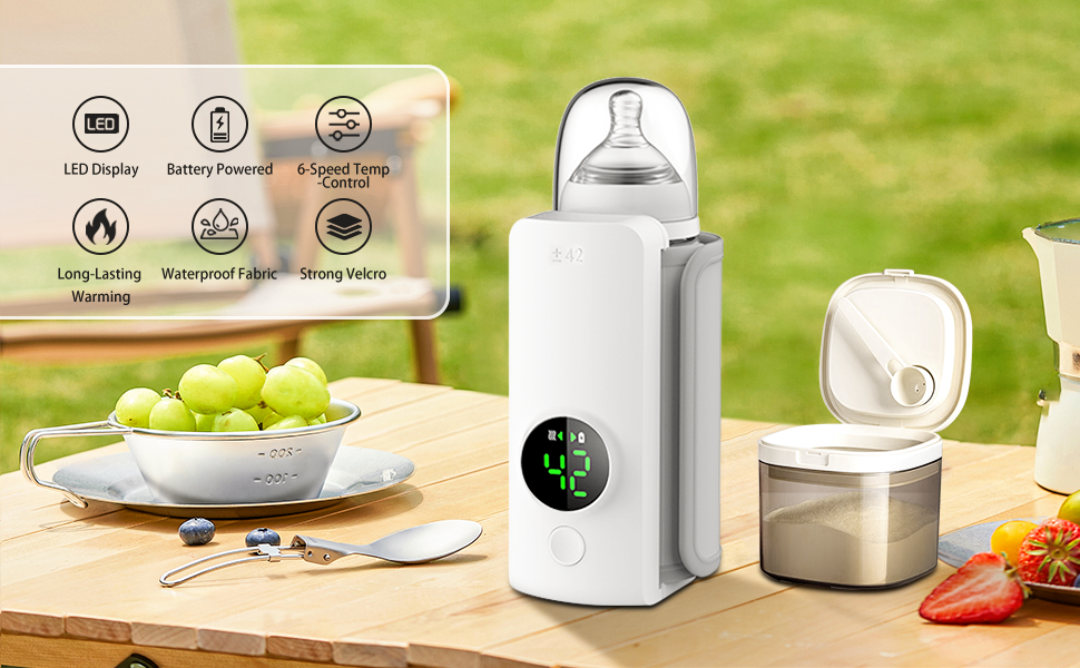 Portable bottle warmer